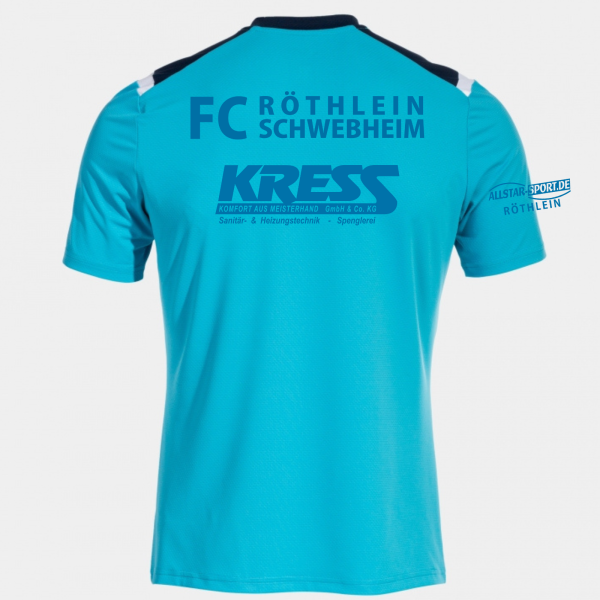 Trikot Marine mit Logo und Initialen